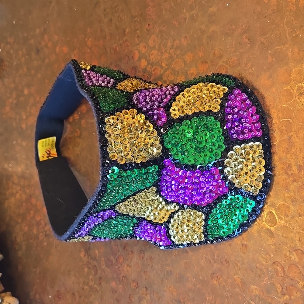 Mardi Gras visor - Picture 2 of 3